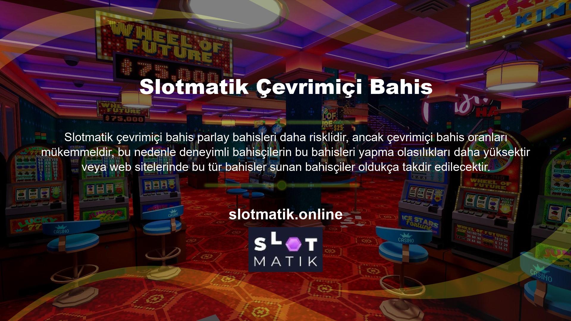 Slotmatik, birçok bahis oynayabileceğiniz bir web sitesidir